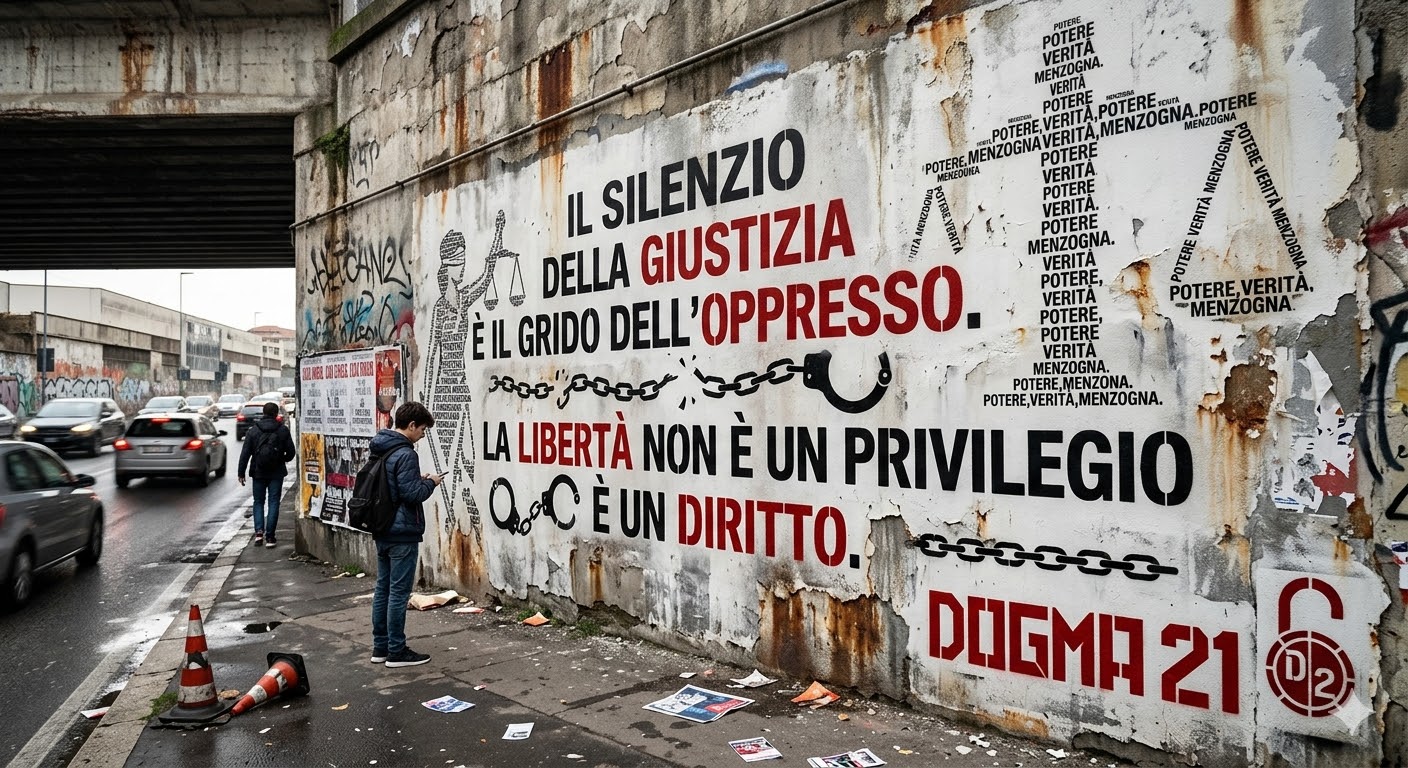 Opera-poesia-visiva-politica-Dogma-21-giustizia-sociale